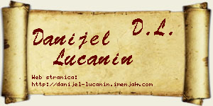 Danijel Lučanin vizit kartica